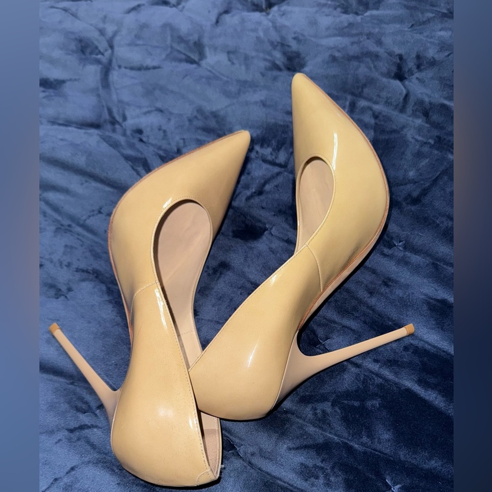 Jimmy Choo Nude Stiletto Heels